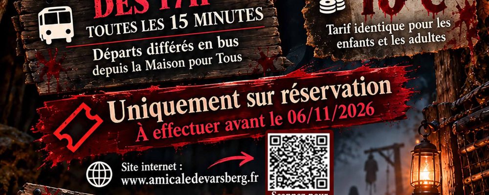 Parcours de l&rsquo;horreur à Varsberg