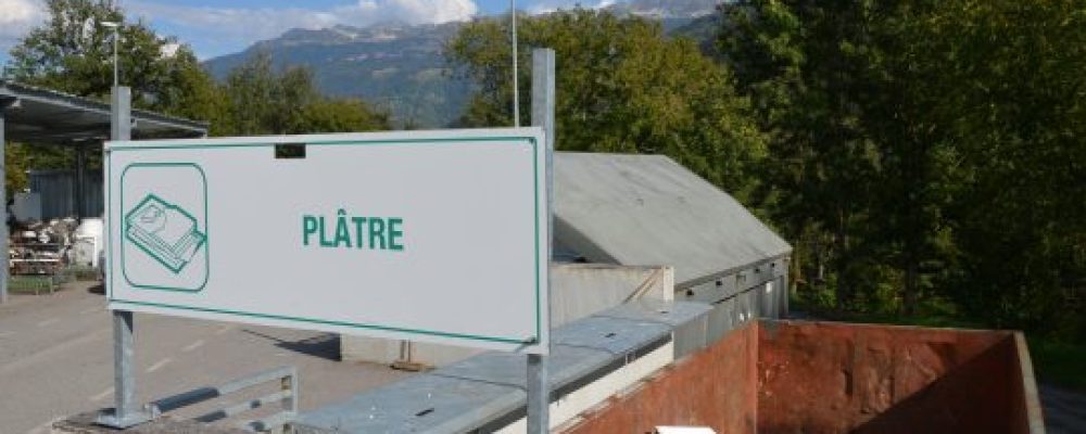 Environnement : Mise en place d&rsquo;une benne plâtre à la déchèterie intercommunale du Warndt