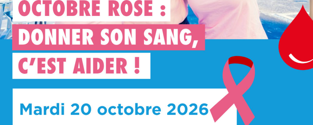 En plein mois d’Octobre Rose, le don de sang est un soutien direct pour les personnes touchées par le cancer : plus d’un tiers des transfusions leur sont destinées.