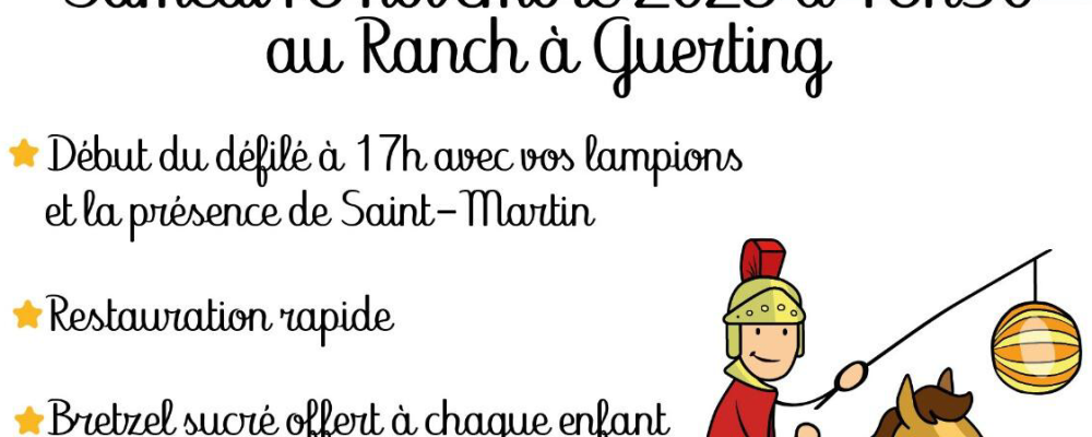 Guerting : Fête de la Saint Martin