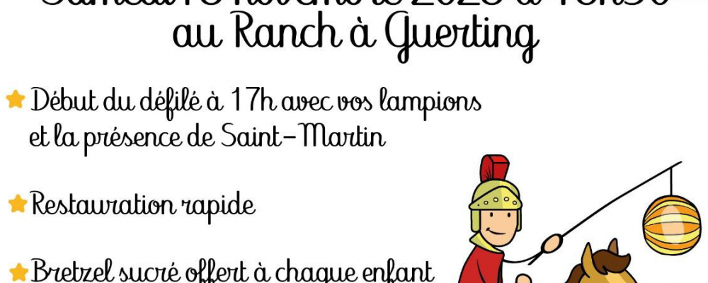 Guerting : Fête de la Saint Martin