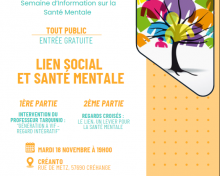 Santé : Conférence « Lien social et santé mentale »