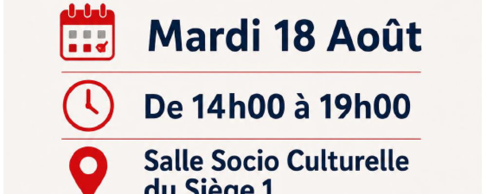 Santé : Collecte de sang
