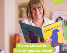 Myriam, la complice des 0-6 ans à la Médiathèque intercommunale du Warndt